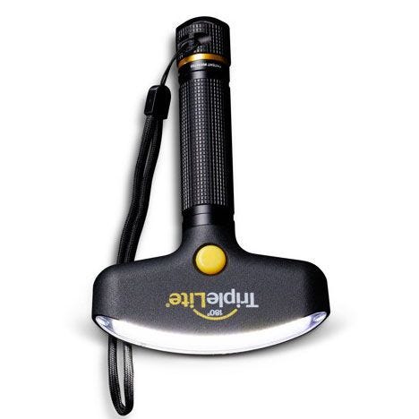 TripleLite Flashlight top view 