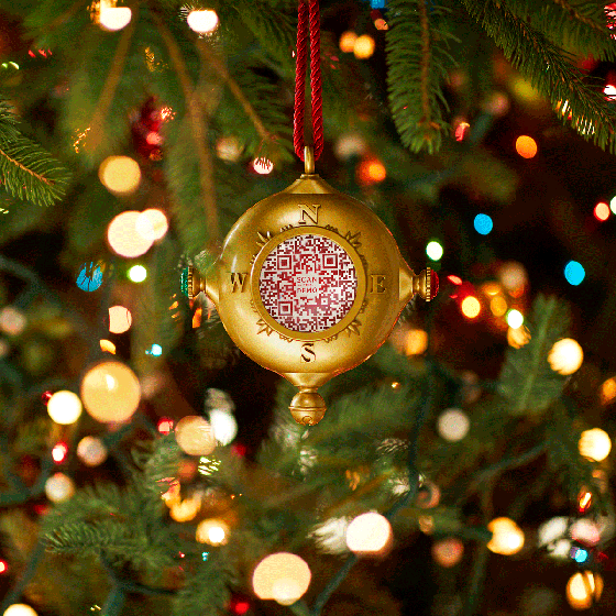 Santa’s Kindness Ornament & Journal