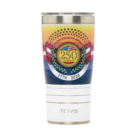 America 250 Tumbler on white
