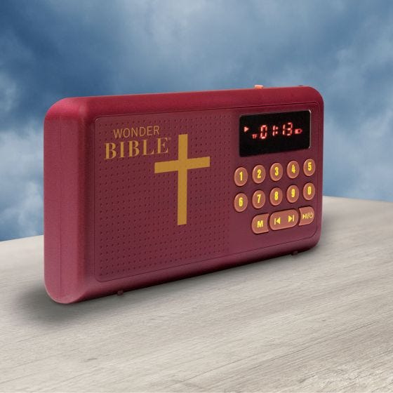 Audio Wonder Bible up close Audio Wonder Bible up close
