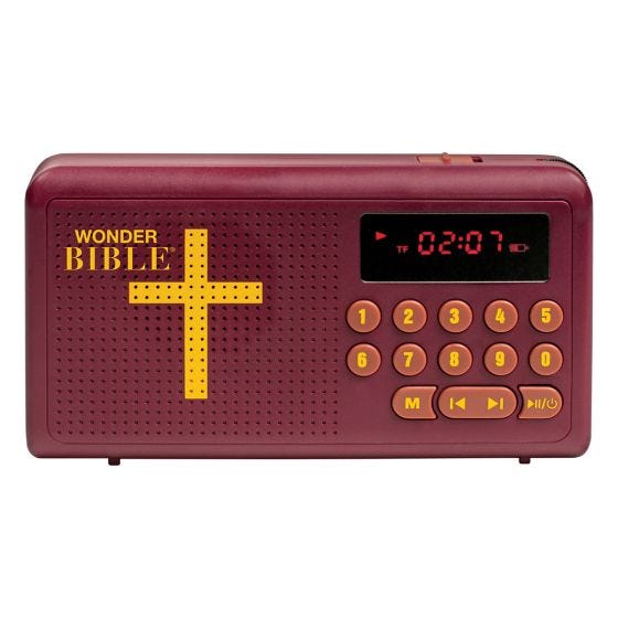 audio bible front view
