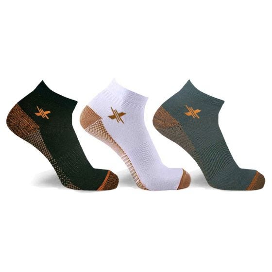 Copper-Infused Compression Socks 3-Pack Copper-Infused Compression Socks 3-Pack