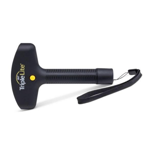 TripleLite Flashlight top view 