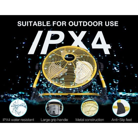 Battery Powered Cordless Outdoor Fan