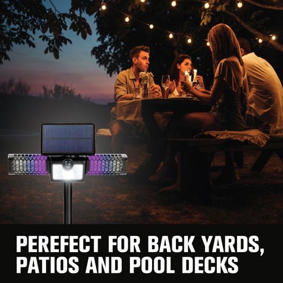 Solar 2-in-1 Bug Zapper Path Light 
