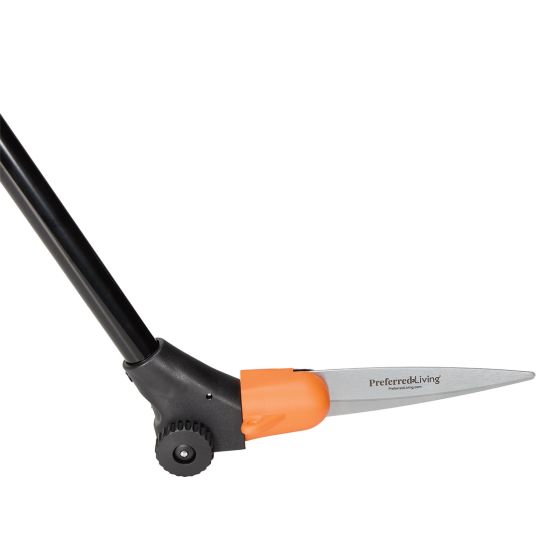 grass shears lifted up 