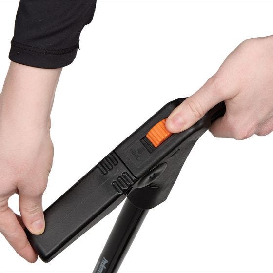 handle and button 