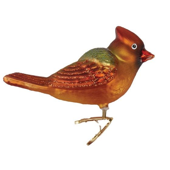 Set of 4 Bird Ornaments