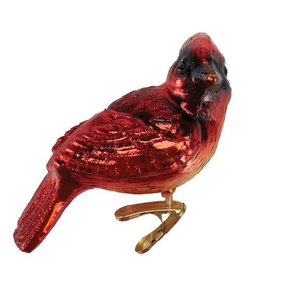 Set of 4 Bird Ornaments