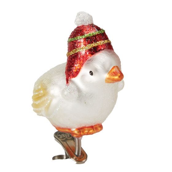 Set of 4 Bird Ornaments