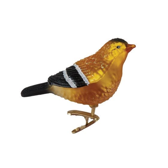 Set of 4 Bird Ornaments