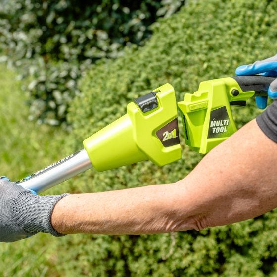 Convertible 2-in-1 Pole Hedge Trimmer