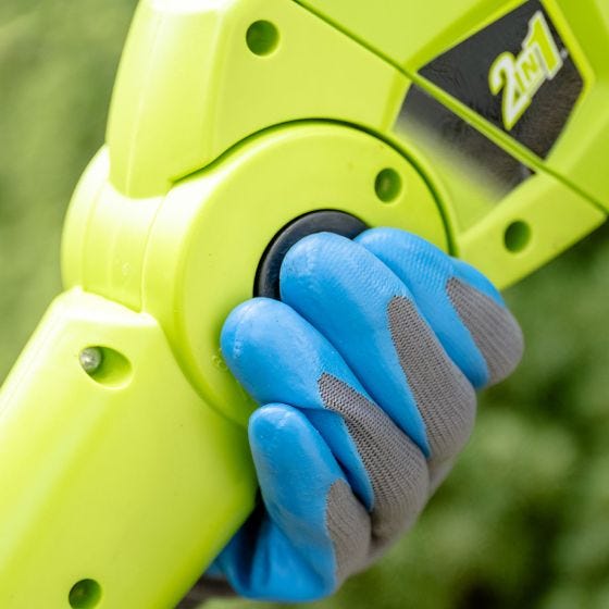 Convertible 2-in-1 Pole Hedge Trimmer