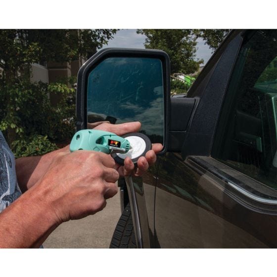 Cordless Rechargeable Hot Glue Gun being used 