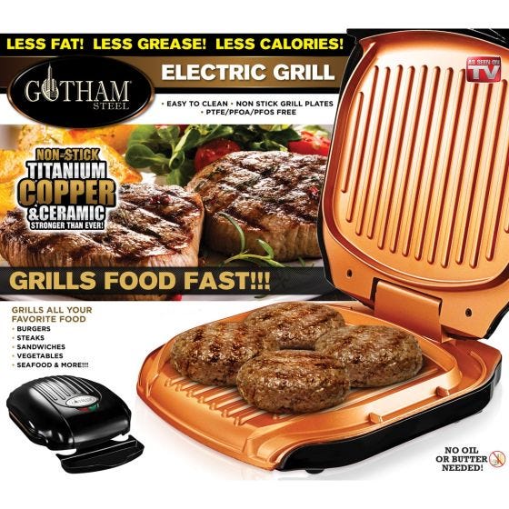Gotham Steel Electric Grill 