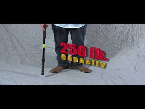 Walking Cane with Built-in Flashlight and Stun Gun