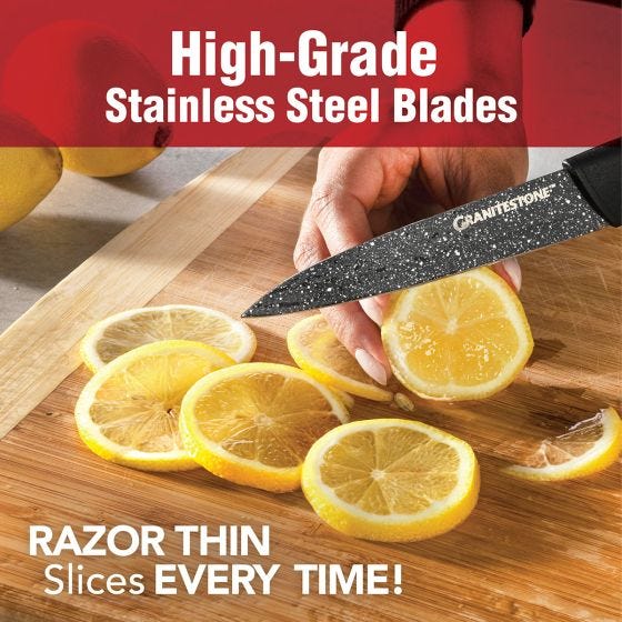 GraniteStone NutriBlade Knives (6 piece set) 