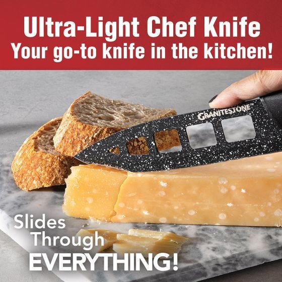 GraniteStone NutriBlade Knives (6 piece set) 