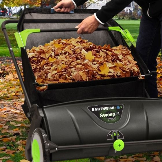 26-gallon capacity collection basket