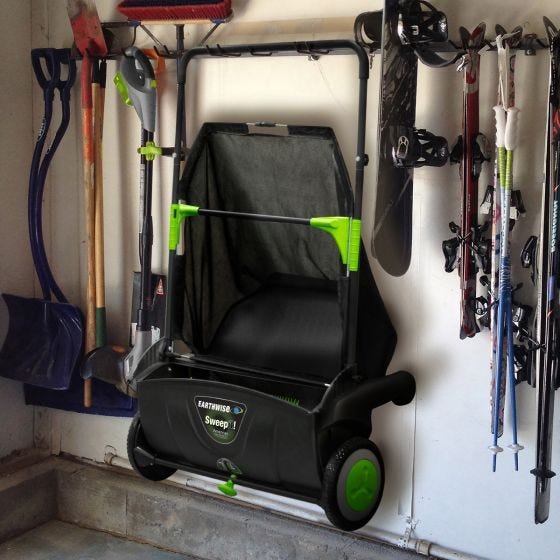 leaf collector easily stored away 