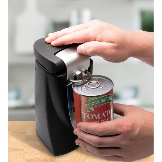 Handy Automatic One Touch Electric Can Opener No Sharp Edge Kitchen Supplies D 