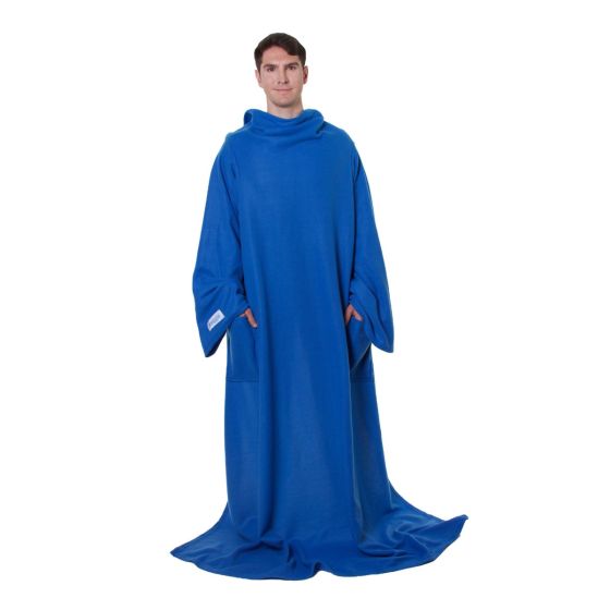 blue Snuggie on white