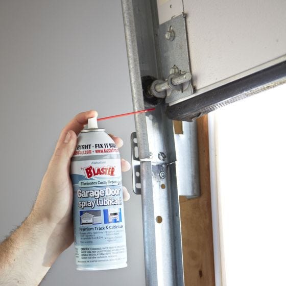 Garage Door Spray Lubricant, How To Lubricate Garage Door