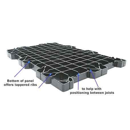 Instant Attic Flooring (pack of 4 panels)  