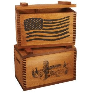 American Flag Accessory Box