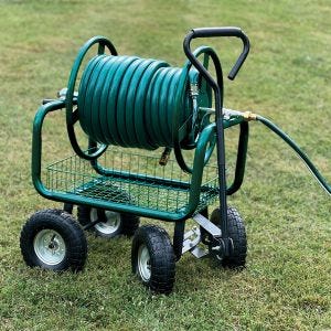 Steerable Hose Reel Cart