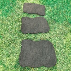 Rubber Stepping Stones (Set of 3)