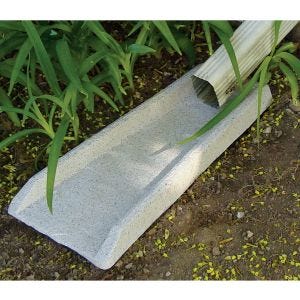 Splash Block for Gutter Downspouts
