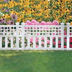 Garden Border Fence (Three 24 in. Sections)