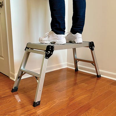 2-Step Aluminum Platform in use in home setting