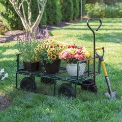 Steel Convertible Garden Cart   