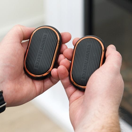 Handy Hand Heaters in hands