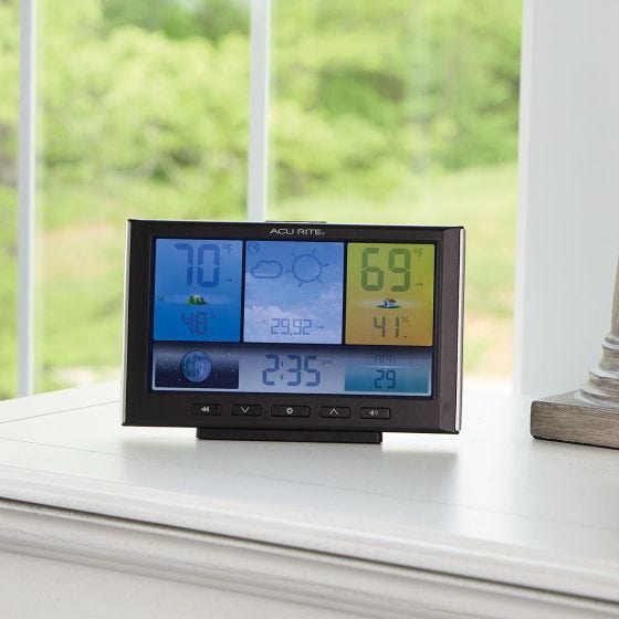 Digital Weather Scanner Easy-to-Read Digital Weather Station