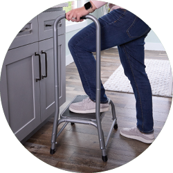 Wellness Center category image showing someone on a stepstool