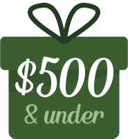 $500 and Under category ornament